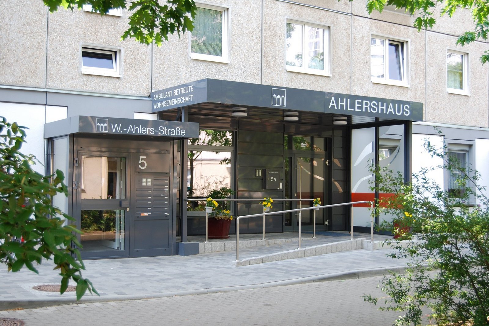 Im Ahlershaus bietet die Sodien ambulant betreute Wohngemeinschaften.