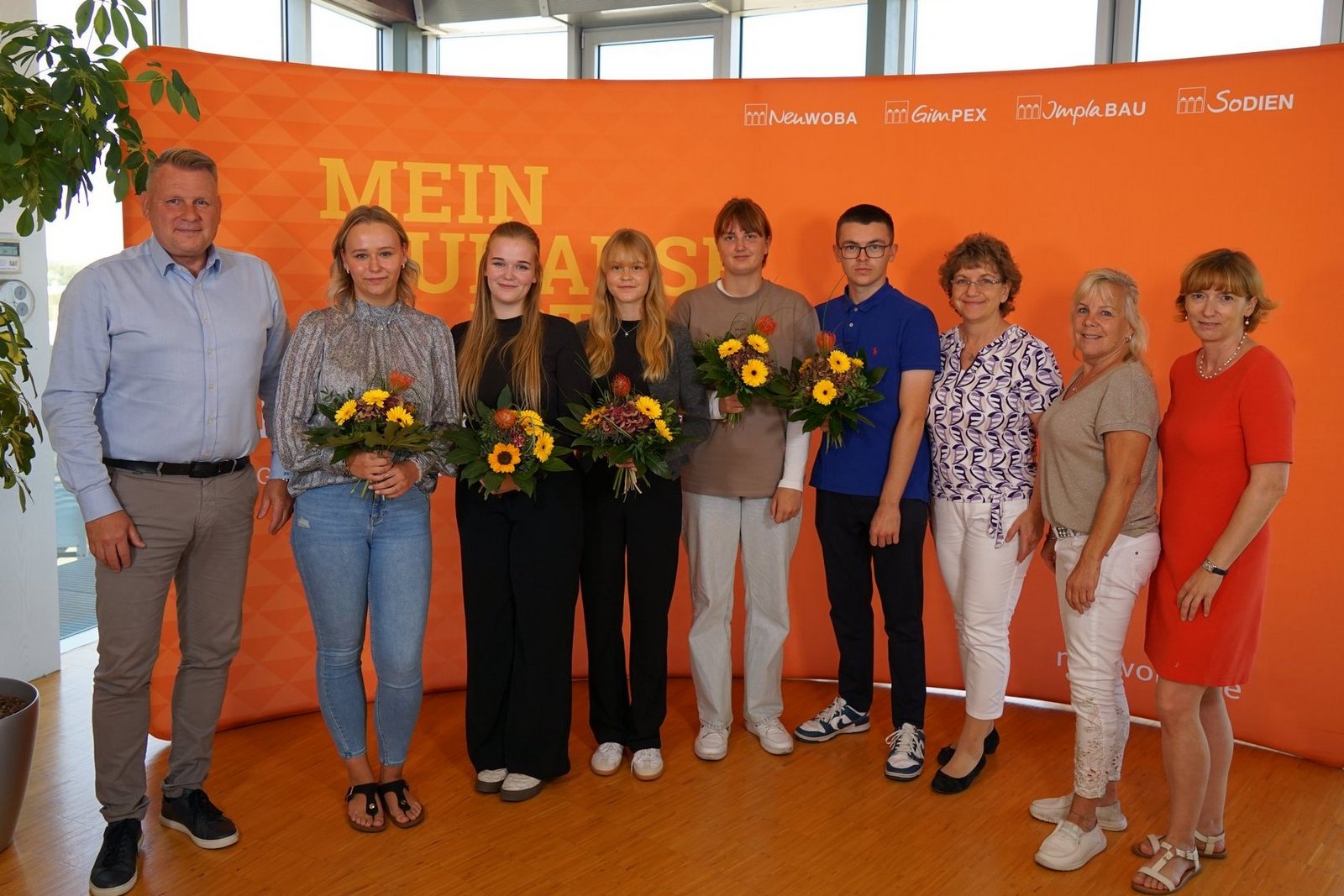 Anfang September begrüßten wir unsere neuen Auszubildenden als potenziell neue Generation der Neuwoba-Mitarbeiter.