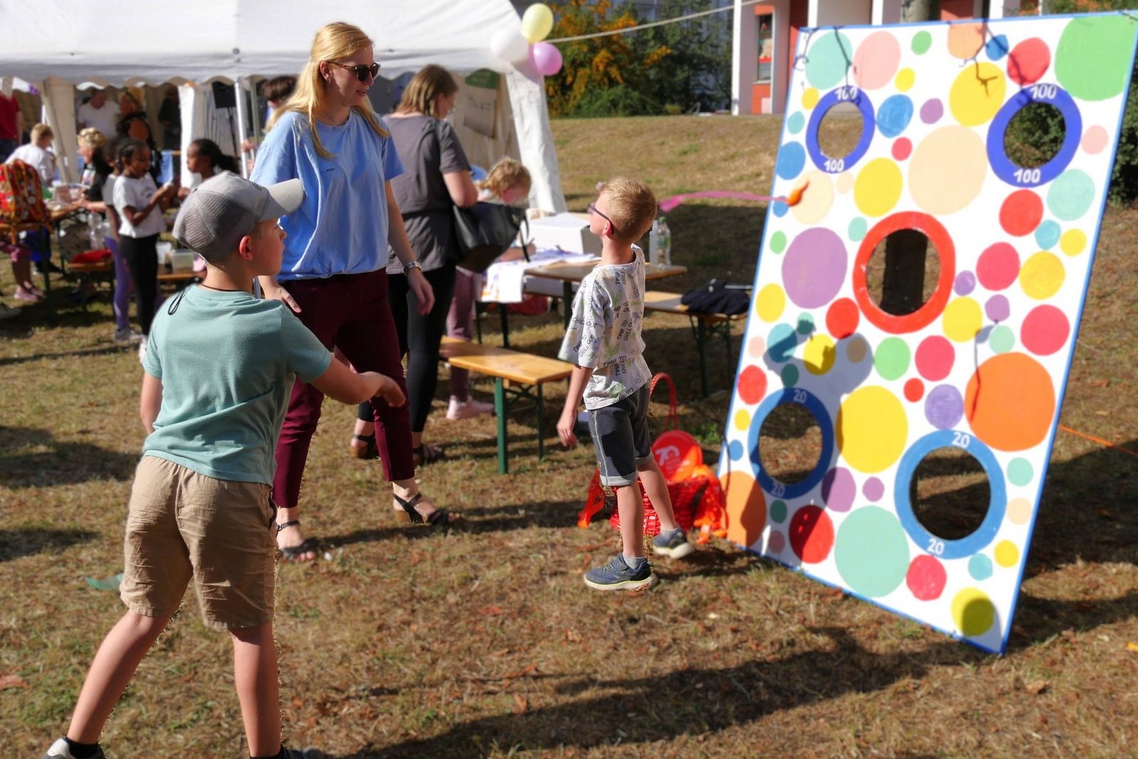 Ein voller Erfolg: Das Kinderfest im Reitbahnviertel.